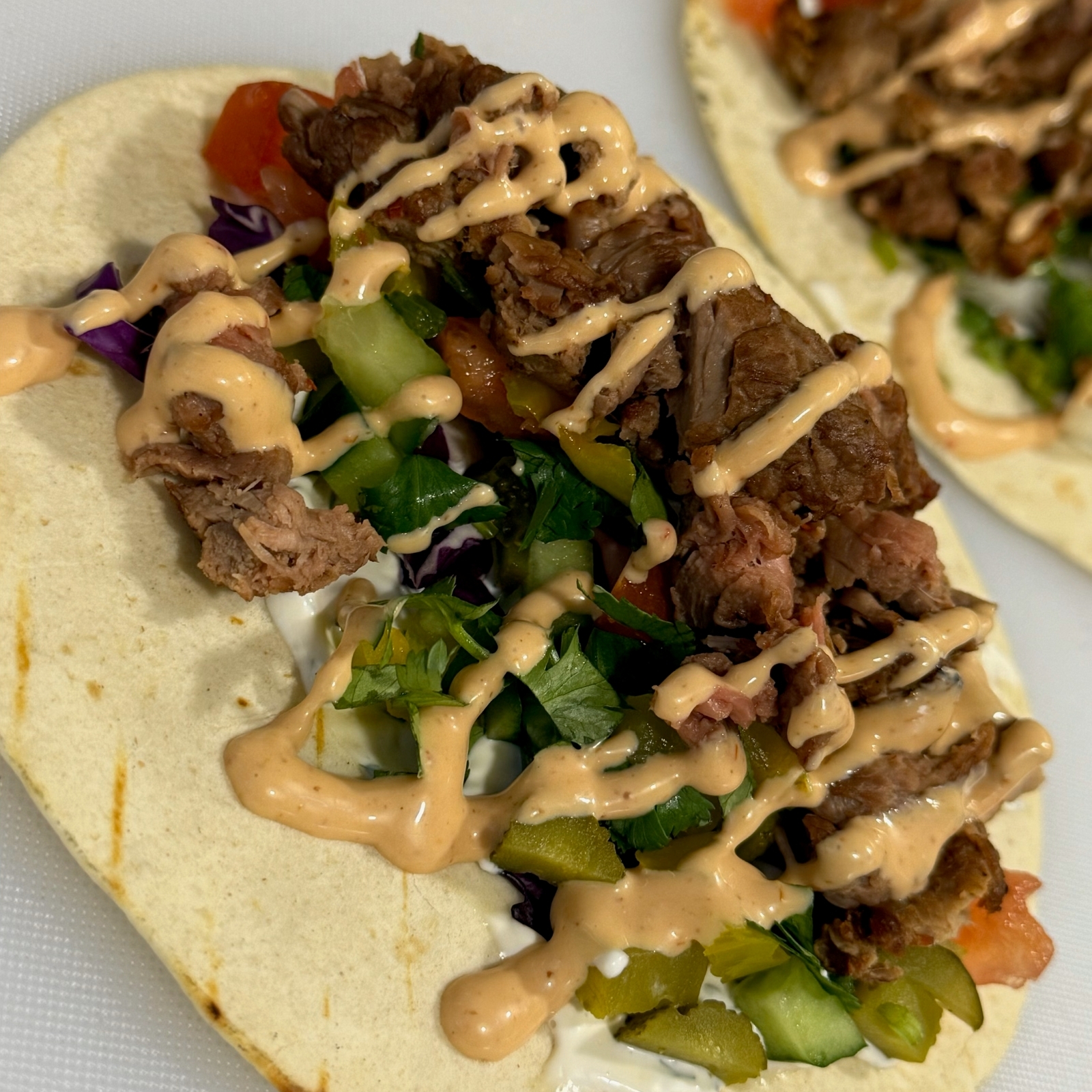 Beef Shawarma Taco